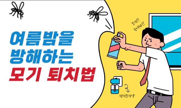 여름밤을 방해하는 모기 퇴치법